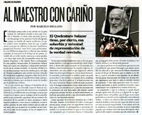 Al maestro con cariño  [artículo] Marcelo Mellado.
