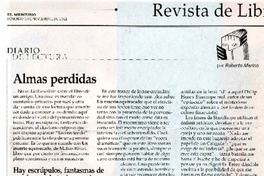 Almas perdidas  [artículo] Roberto Merino.