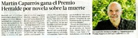 Martín Caparrós gana el Premio Herralde por novela sobre la muerte  [artículo].