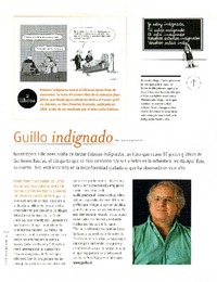 Guillo indignado  [artículo] Daniela González.