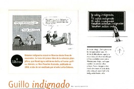 Guillo indignado  [artículo] Daniela González.