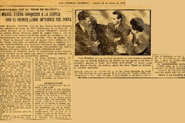 José Miguel Vicuña conquistó a la crítica con su primer libro (entrevista)  [artículo]