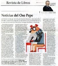 Noticias del Oso Pepe  [artículo] Óscar Hahn.