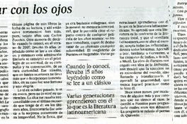 Escuchar con los ojos  [artículo] Juan Gabriel Vásquez.