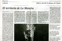 El territorio de La Mancha  [artículo] Juan Goytisolo.