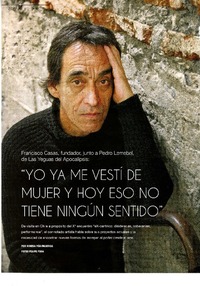 "Yo ya me vestí de mujer y hoy eso no tiene ningún sentido"  [artículo] Ximena Poo