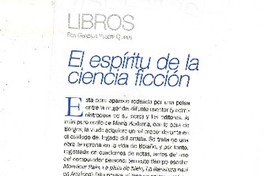 El espíritu de la ciencia ficción  [artículo] Gonzalo Yuseff Quirós.