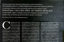 Juan Carlos Cruz Chellew: "Por lo que he visto y lo que sé, muchos de los obispos deberían estar tras las rejas" (entrevista) [artículo] Francisco Olivares.