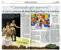 "Clausurado por ausencia"  [artículo] Eduardo Miranda.