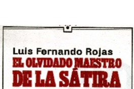El olvidado maestro de la sátira ilustrada.  [artículo]