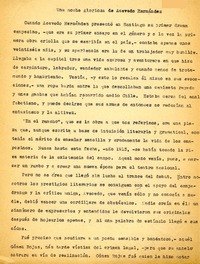 Una noche gloriosa de Acevedo Hernández  [artículo] Enrique Bunster.