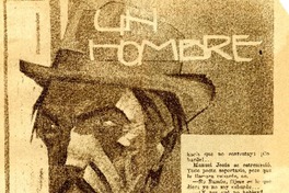 Un hombre.  [artículo]