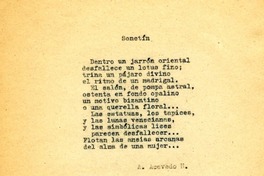 Sonetín.  [artículo]