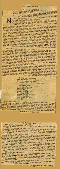 Los campesinos.  [artículo]