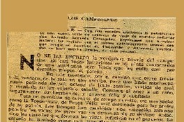 Los campesinos.  [artículo]