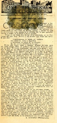 Certámenes de música chilena.  [artículo]