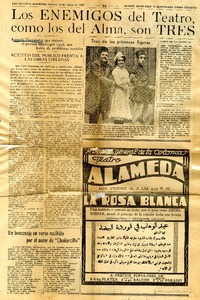 Los enemigos del teatro, como los del alma, son tres.  [artículo]