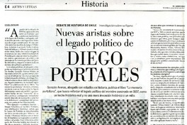 Diego Portales  [artículo] Daniel Swinburn.