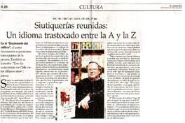 Siutiquerías reunidas : un idioma trastocado entre la A y la Z [artículo] Iñigo Díaz.