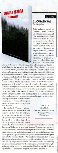 El comensal  [artículo] Rodrigo Pinto.