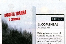 El comensal  [artículo] Rodrigo Pinto.