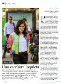 Una escritora inquieta  [artículo] Antonia Domeyko.