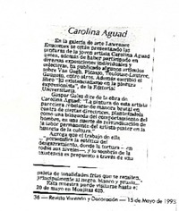 Carolina Aguad  [artículo] Waldemar Sommer.