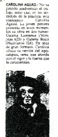 Carolina Aguad.  [artículo]