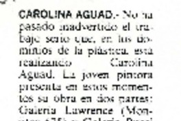 Carolina Aguad.  [artículo]