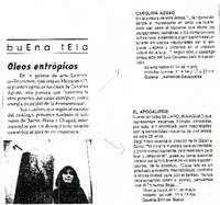 Oleos entrópicos.  [artículo]