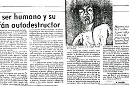 El ser humano y su afán autodestructor  [artículo] Garólafo.