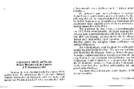 Galeria arte actual  [artículo] Gema Swinburn.