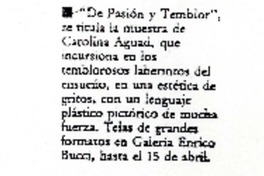 De pasión y temblor.  [artículo]