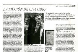 La ficción de una obra  [artículo] Pedro Gandolfo.