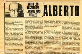 Alberto Romero  [artículo] Manuel Espinoza O.