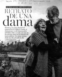 Retrato de una dama [entrevista] Maria Cristina Jurado.