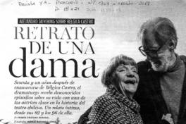 Retrato de una dama [entrevista] Maria Cristina Jurado.