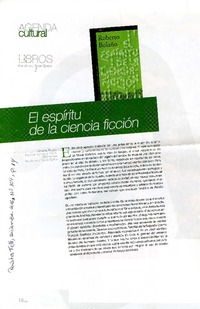 El espíritu de la ciencia ficción  [artículo] Gonzalo Yuseff Q.