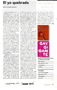 El yo quebrado  [artículo] Bizama Alvaro.