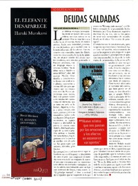 Deudas Saldadas  [artículo] Ignacio Silva A.