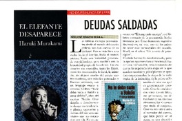 Deudas Saldadas  [artículo] Ignacio Silva A.