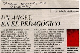 Un ángel en el pedagógico  [artículo]