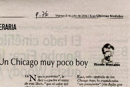 Un Chicago muy boy  [artículo] Vicente Montañes.