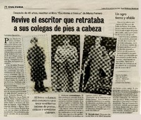 Revive el escritor que retrataba a sus colegas de pies a cabeza  [artículo]Leonardo Sanhueza.