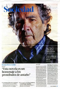 "Esta novela es un homenaje a los prostíbulos de antaño"  [artículo] Javier García.