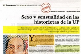 Sexo y sensualidad en las historietas de la UP.  [artículo]