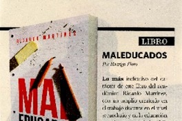 Maleducados  [artículo] Rodrigo Pinto.