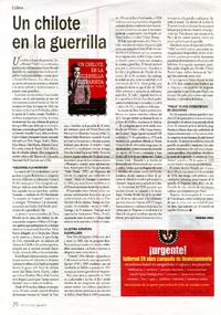 Un chilote a la guerrilla  [artículo] Virginia Vidal.
