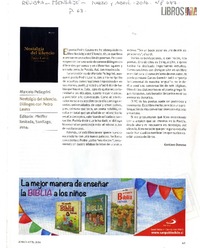 Nostalgia del silencio Dialogos con Pedro Lastra [artículo] : Gustavo Donoso.