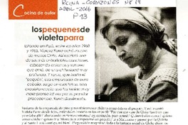 Los pequenes de Violeta Parra  [artículo]